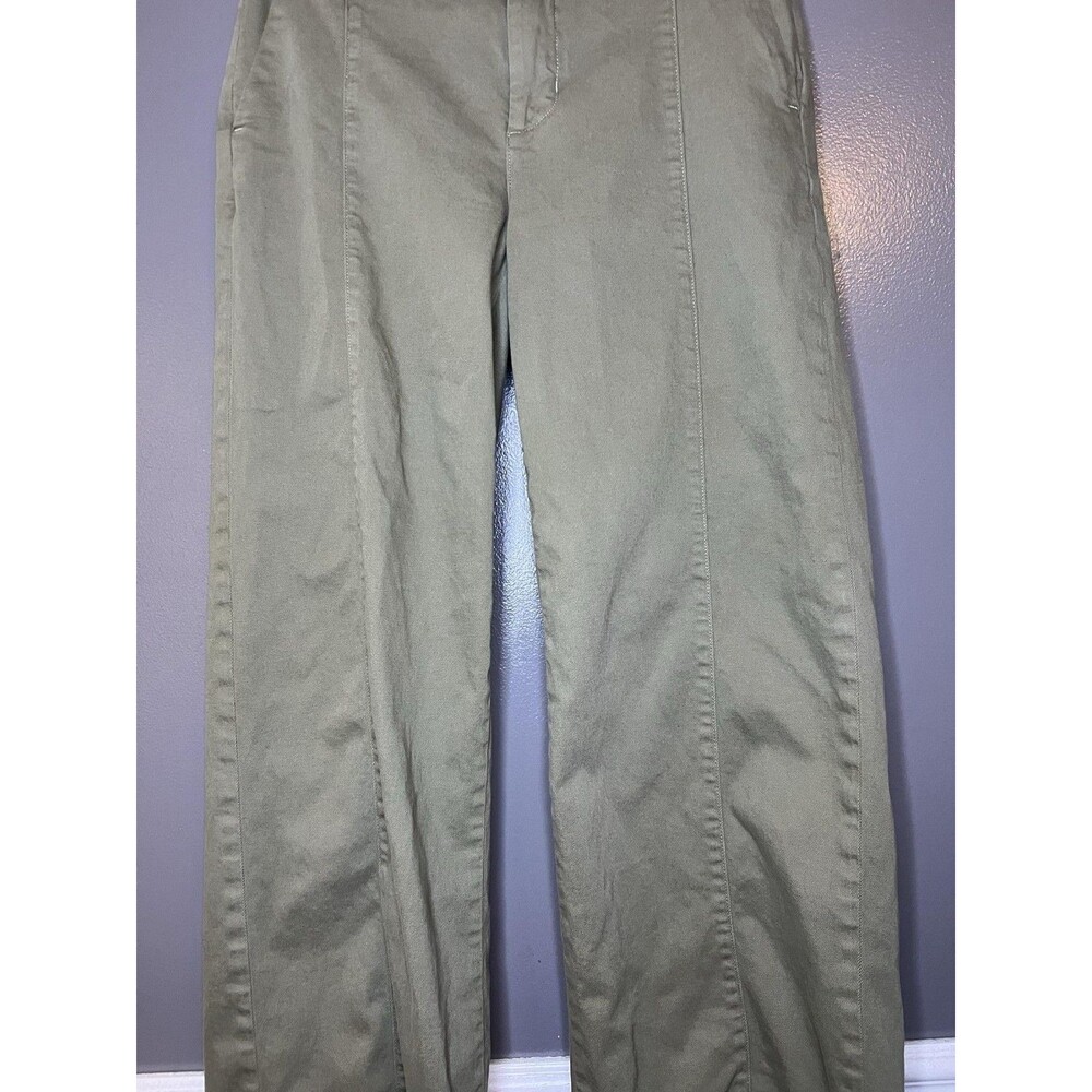 American Eagle Outfitters Pants Womens 4 Green Convertible Stretch Twill Khakis - Picture 2 of 13